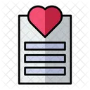 Documento de amor  Icono