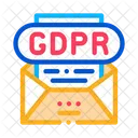 Documento De Confidencialidad Documento Gdpr Confidencialidad Icono