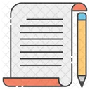 Documento de escritura  Icono