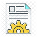 Documento De Optimizacion Archivo De Configuracion Archivo De Gestion Icon