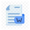 Documento de Word  Icono