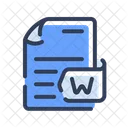 Documento de Word  Icono