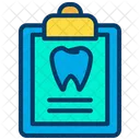 Documento dental  Icono