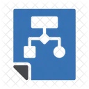 Documento De Diagrama De Flujo Diagrama De Proceso Informe Del Proyecto Icono