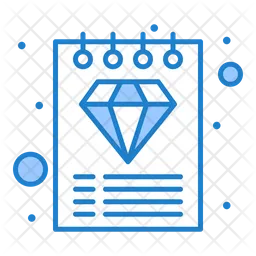 Documento de diamante  Icono