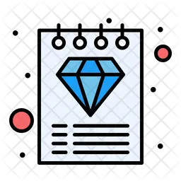 Documento de diamante  Icono