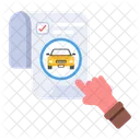 Documento do carro  Ícone