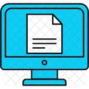 Documento electrónico  Icono