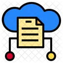 Documento en la nube  Icono