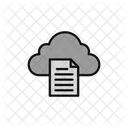 Documento en la nube  Icono