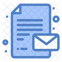 Documento Escolar Artigo Escolar Envelope Icon