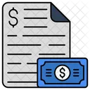 Documento financeiro  Icon