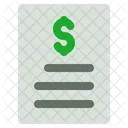 Documento Financiero Documento Finanzas Icon