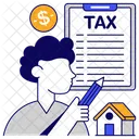 Documento Fiscal Documento Fiscal Documento Fiscal Icono