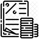 Documento fiscal  Ícone
