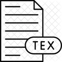 Documento De Origem De Latex Ícone