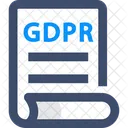 Documento Gdprv Documento Gdpr Documento Icono