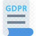 Documento Gdprv Documento Gdpr Documento Icono