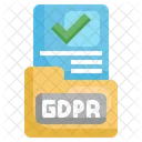 Documento GDPR  Ícone