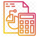 Calculadora Arquivo Grafico Ícone