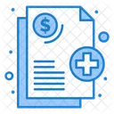 Documento hospitalario  Icono