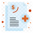 Documento hospitalario  Icono