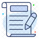 Documento Arquivo Papel Ícone