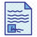 Documento Archivo Sello Icono