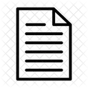 Arquivo Papel Dados Ícone