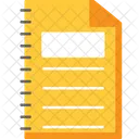 Endereco Livro Marcador Ícone