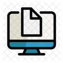 Computadora Portatil Documento Pc Icon
