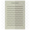 Documento  Icono