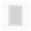 Documento Arquivo Papel Ícone