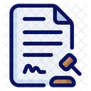 Documento legal  Icono