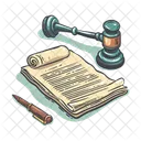 Documento Legal Documento Lei Ícone