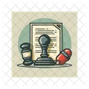 Documento Ley Acuerdo Icono