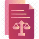 Documento legal  Icono