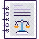 Documento Legal Documento Autentico Escritura Icono