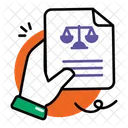 Documento Legal Ícone