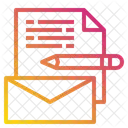 Correio Arquivo Caneta Icon