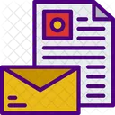 Documento de correio  Icon