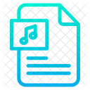 Documento Musica Arquivo De Musica Icon