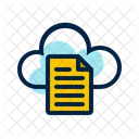 Archivo Nube Informatica Icono