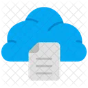 Documento en la nube  Icono