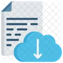 Descarga De Documentos En La Nube Icloud Nota Icono