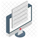 Documento On Line Documento Folheto Icon