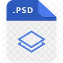 Documento psd  Icono