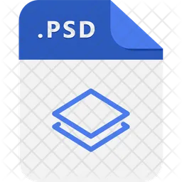 Documento psd  Icono