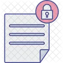 Segurança de documentos  Ícone