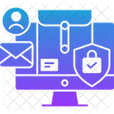 Crimes Ciberneticos Seguranca Cibernetica Seguranca De Documentos Ícone